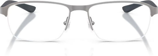 Armani Exchange Ax1061 6084 57 Rame Ochelari Dreptunghi Pentru Bărbați Metalic Gri Tortoise