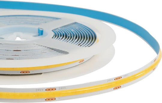 GloboStar Ταινία LED Bee 24V Ψυχρό Λευκό Φως 5m Τύπου COB