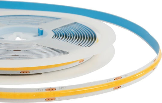 GloboStar LED Strip Bee 24V Natural White Light 5m Type COB
