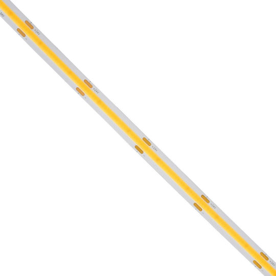 GloboStar Ταινία LED Bee 24V Φυσικό Λευκό Φως 5m Τύπου COB