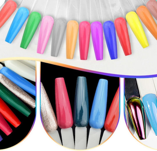 Color Sample Book Long Coffin Ballerina Natural 50 Positions Ring