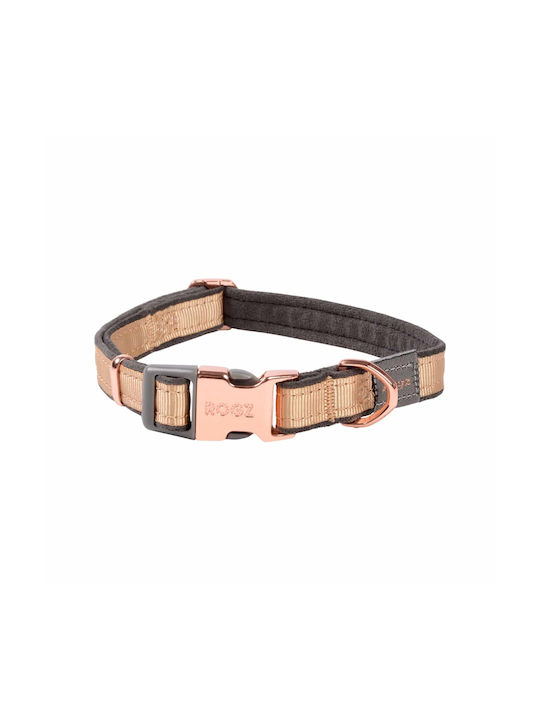 Rogz Urban Medium Gold Dog Collar
