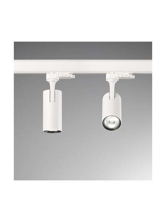 Ideal Lux Μονό LED Θερμό Λευκό Σποτ σε Λευκό Χρώμα