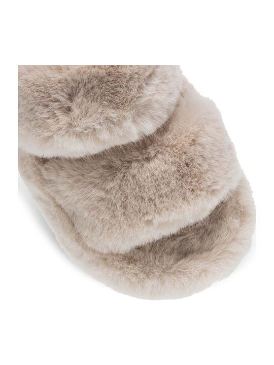 Winter Women's Slippers Beige
