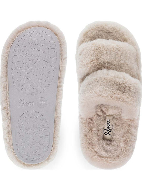 Winter Women's Slippers Beige