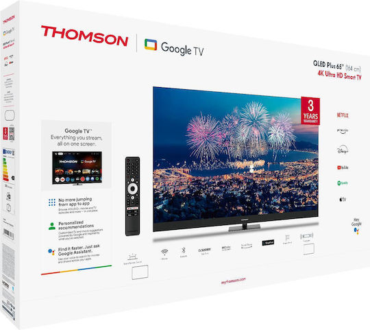 Thomson Смарт Телевизор 65" 4K UHD QLED 65QG6C14 HDR (2021)
