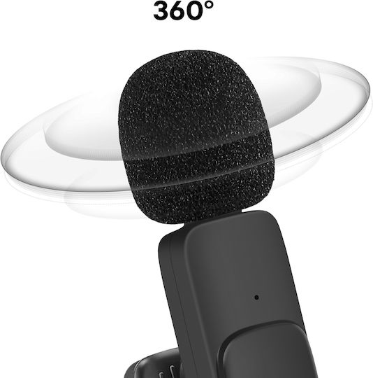 Avizar MIC-214874 Ασύρματο Μικρόφωνο Πέτου για Κινητό