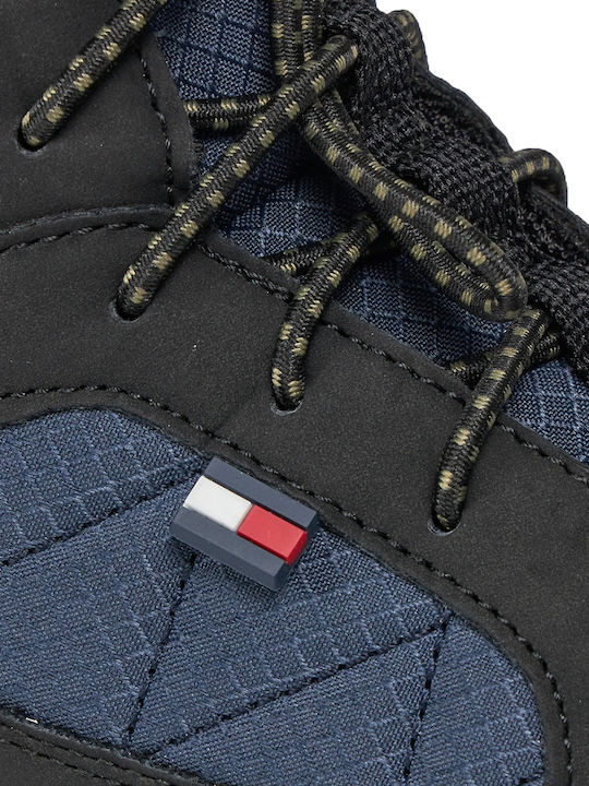 Kids Boots with Laces Black