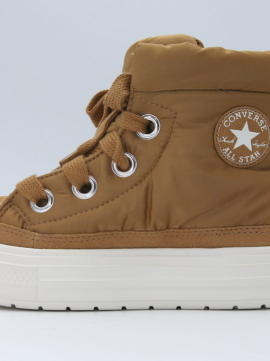 Chuck Taylor All Star Suede Kids Boots Brown