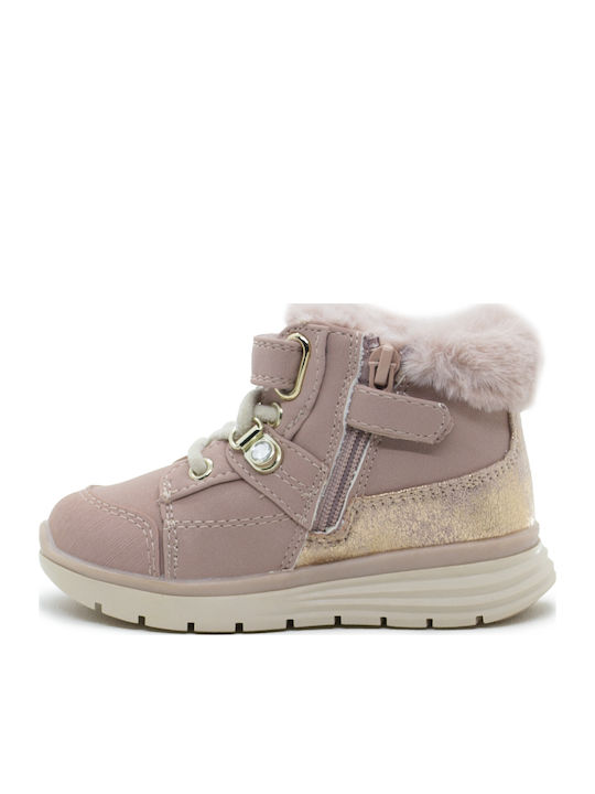 Ghete Copii cu Velcro Roz