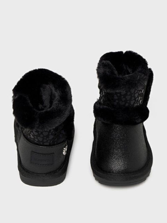Kids Boots with Zipper Black