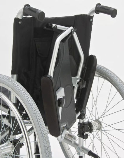 Alfa Care Ac–52 Folding Light Type Wheelchair 46cm 13-504-004 Silver
