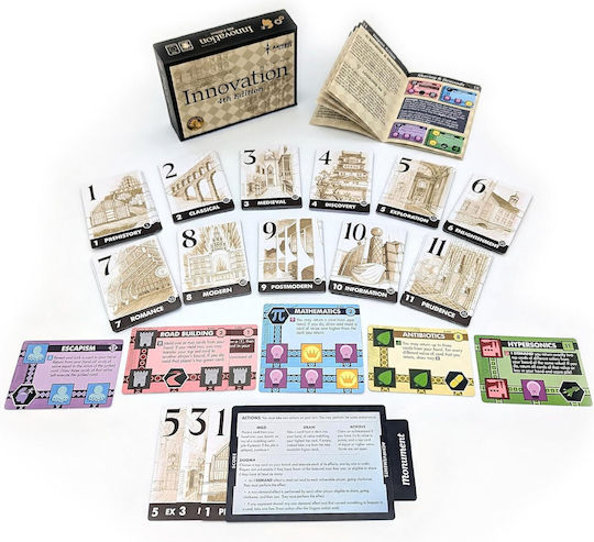 Board Game Innovation: Fourth Edition for 2-4 Players 14+ Years Old (EN) Asmadi Games