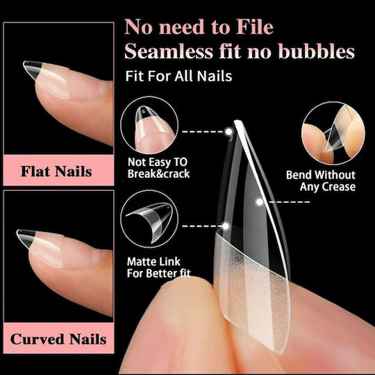 Nagelspitzen Transparent IS-8693