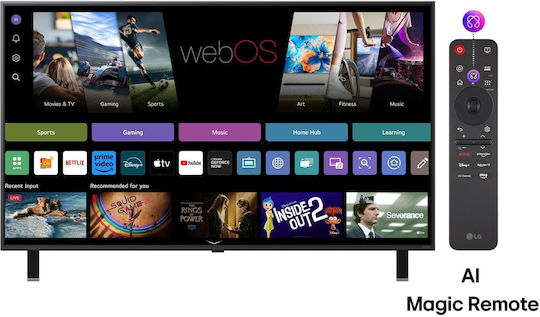 LG Smart Television 55" 4K UHD QNED 55QNED85A3C HDR (2025)