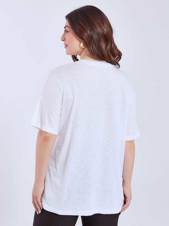 Дамско Спорт T-shirt Бял