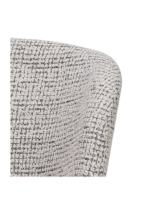 2413 Swivel Armchair Beige-Cappuccino 58x60x79cm