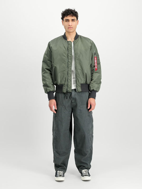 Ma-1 Μπουφάν Bomber Αδιάβροχο Vintage Green