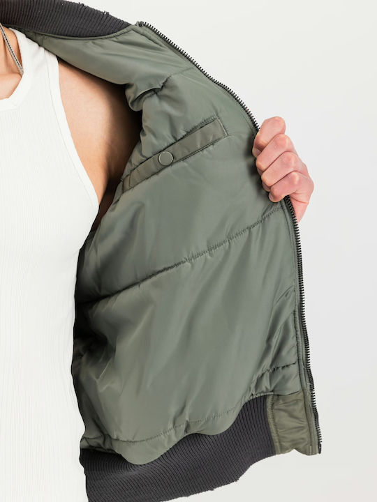 Ma-1 Μπουφάν Bomber Αδιάβροχο Vintage Green