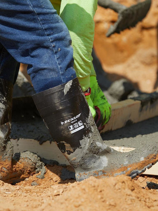 Dunlop Work Wellies Black
