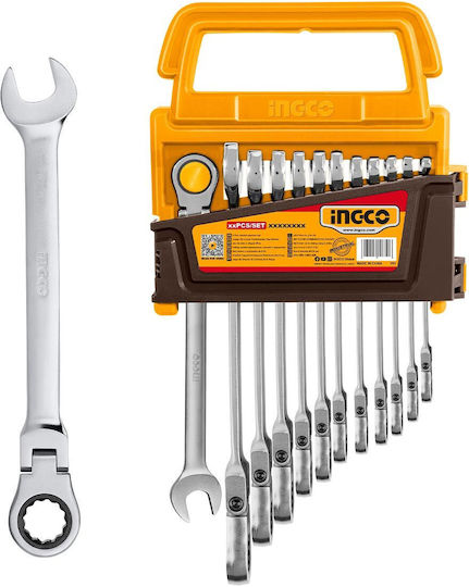 Ingco German Polygon Set with Size from 8mm to 19mm 24pcs