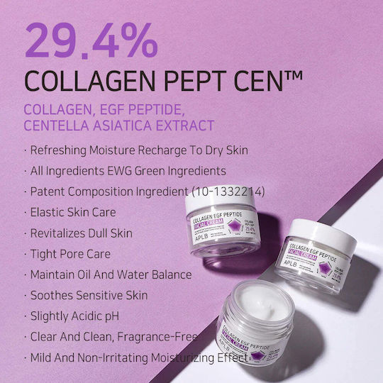 APLB Collagen EGF Peptide Cremă de Față pentru Hidratare, Tonifiere și Reconstrucție cu Colagen și Peptide 55ml
