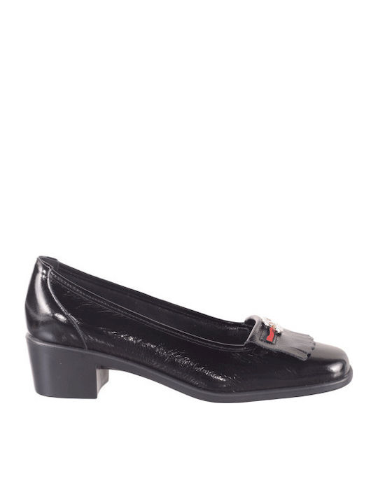 Pantofi cu toc Burgundy