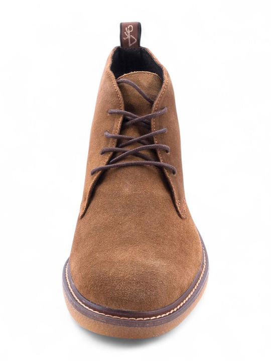Leather Tabac Brown Men's Boots Anatomical