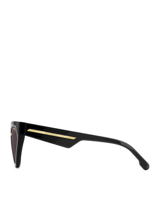 Carrera Women’s Sunglasses with Black Horn-Rimmed Frame and Grey Lens VICTORY C 20/S 807K2