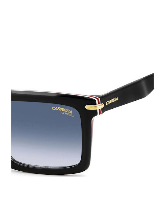 Carrera Men's Sunglasses With Black Horn-Rimmed Frame And Grey Gradient Lens 364/S OIT/08