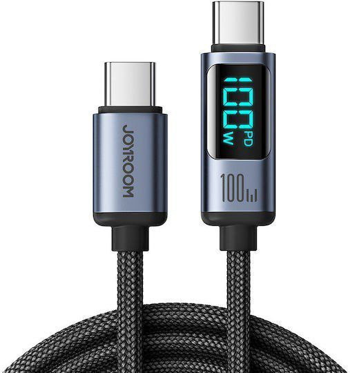 Joyroom Serien USB 2.0 Kabel USB-C männlich - USB-C 100W PD Schwarz 1,2m