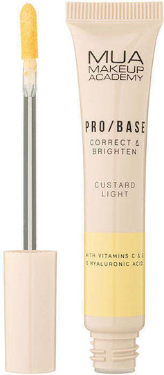 MUA Pro Base Face Primer in Creamy Form Custard Light 10ml 10gr