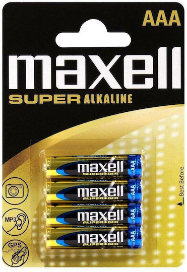 Maxell Super Alkaline Батерии AAA 1.5V 4бр