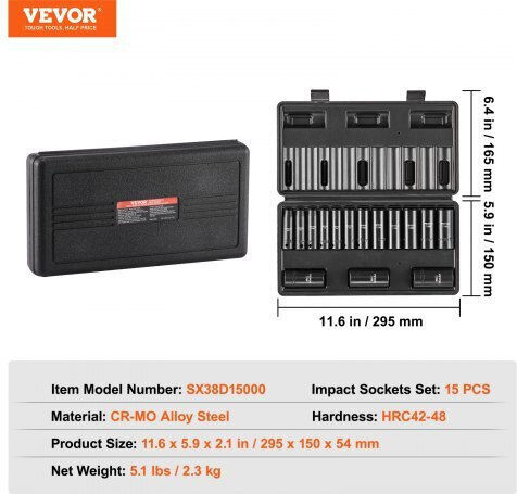 Vevor Карудаки Air Комплект 15бр