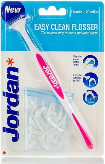 Jordan Various Colors Dental Floss with Handle 20pcs