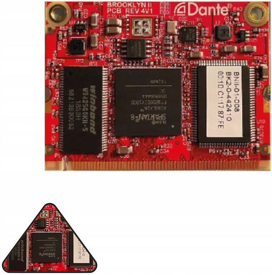 Synthesizer Internes Dante Modul Wing Behringer Aoip-da