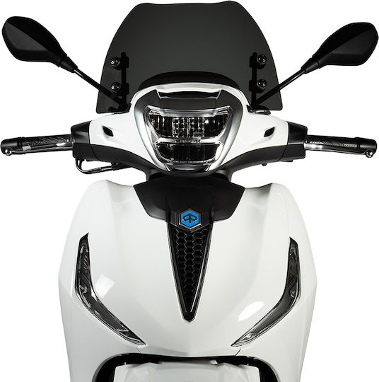 Malossi Motorcycle Windshield & Windscreen Tinted Visor for Piaggio Beverly 300 / Beverly 400 4519027