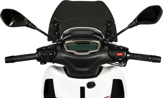 Malossi Motorcycle Windshield & Windscreen Tinted Visor for Piaggio Beverly 300 / Beverly 400 4519027