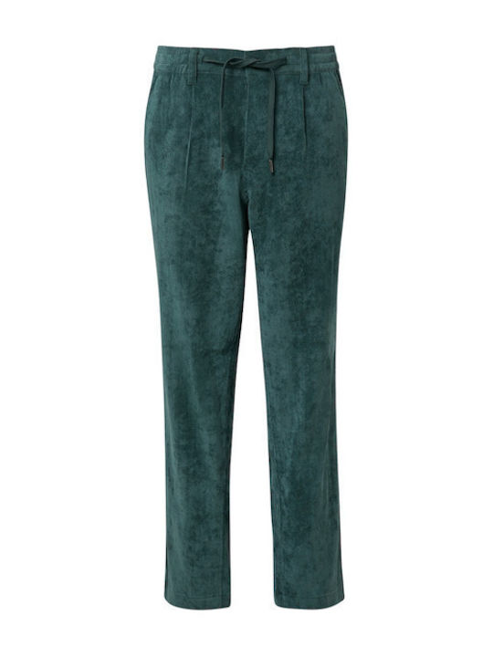 Women's Fabric Trousers Green