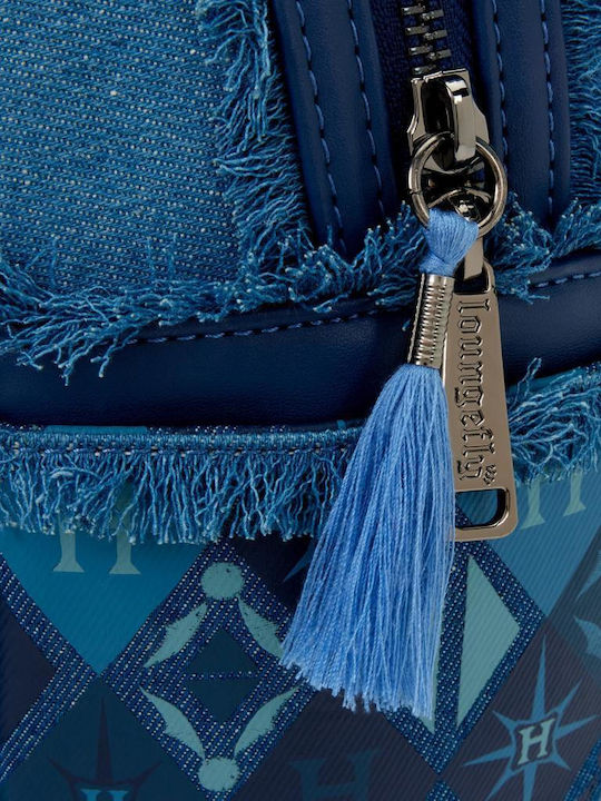 Loungefly Παιδική Τσάντα Πλάτης Μπλε 22.8x22.8x26.6εκ. Warner Bros Harry Potter Denim Mini