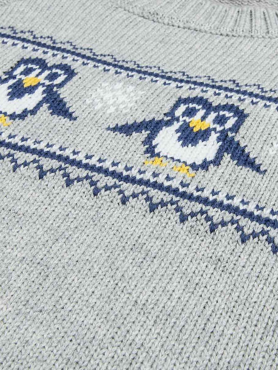 Kinderpullover Langarm Gray