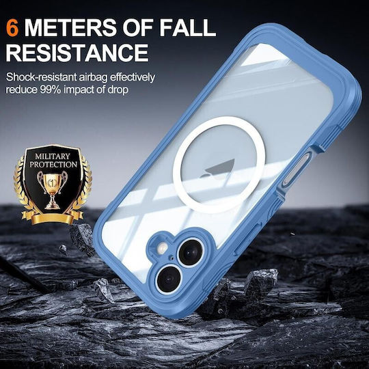 Redpepper Back Cover Tempered Glass / Πλαστικό Μπλε (iPhone 17)