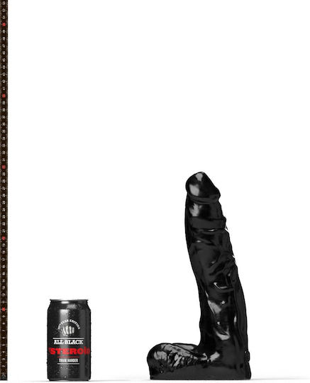 All Black Dildo Anal XXLarge Negru