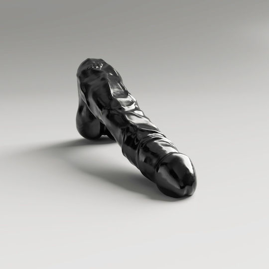 All Black Dildo Anal XXLarge Negru