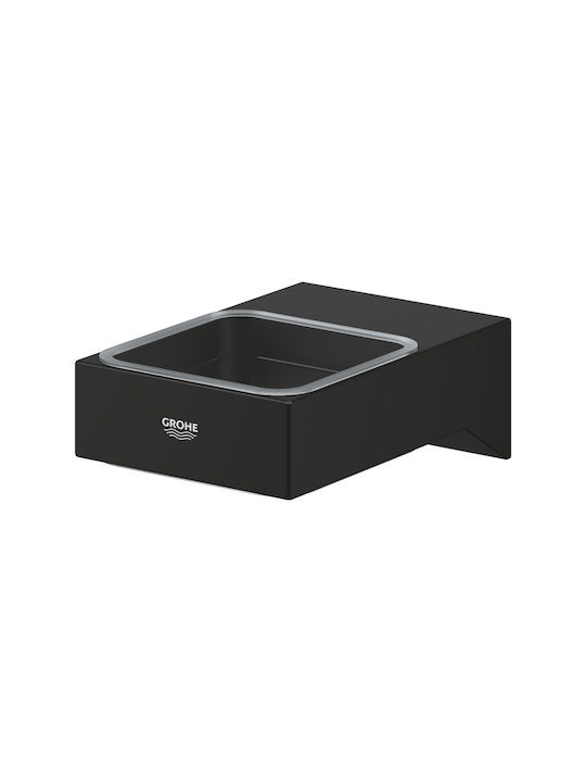 Grohe Selection Cube Seifenschale Glas Schwarz 4067393019541