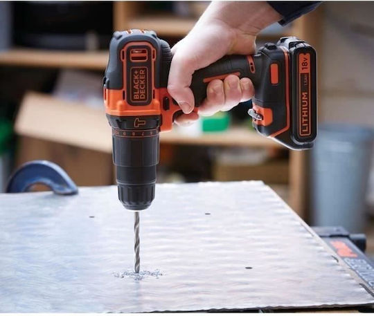 Black & Decker Κρουστικό Δραπανοκατσάβιδο Μπαταρίας 18V