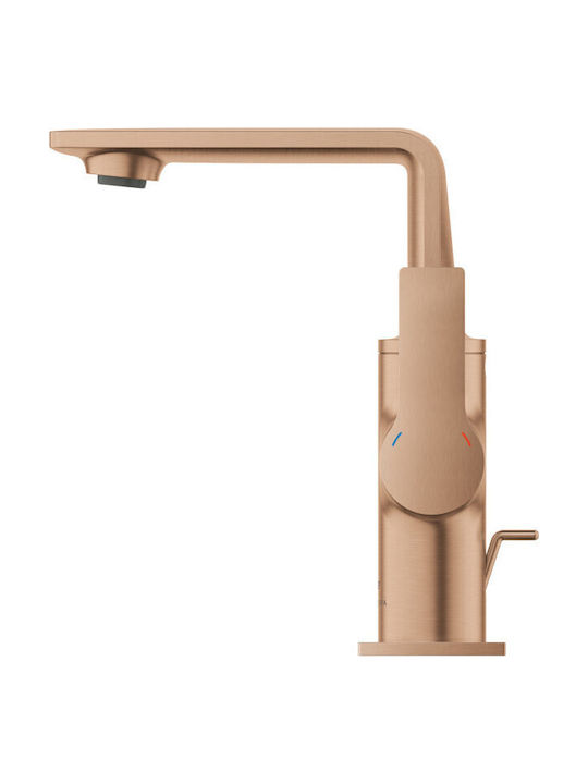 Grohe Αναμεικτική Μπαταρία Νιπτήρα Ασημί