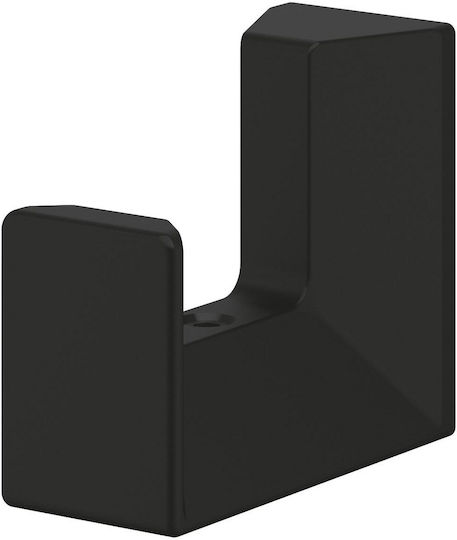 Grohe Selection Cube Cârlig de Baie Simplu cu șuruburi 4.6x4cm Negru Grohe Selection Cube Cârlig de Baie Simplu cu șuruburi 4.6x4cm Negru