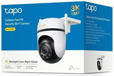TP-LINK TAPO C530WS IP Κάμερα Παρακολούθησης Full HD+ 5MP Αδιάβροχη με Φακό 4mm