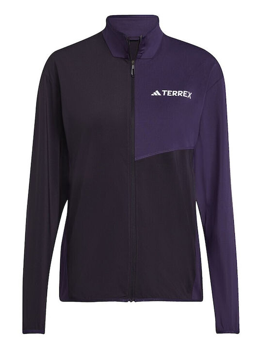 Women's Sweatshirt Jacket Purple